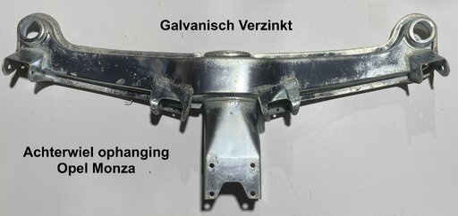 Opel Monza achteras Galvanisch verzinkt