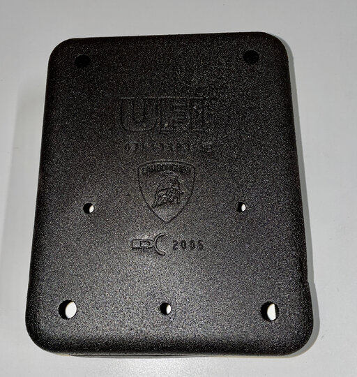 Teil Luft filter Gehäuse Lamborghini Gallardo Beschichtet Mit Schrumph-lack in Schwartz